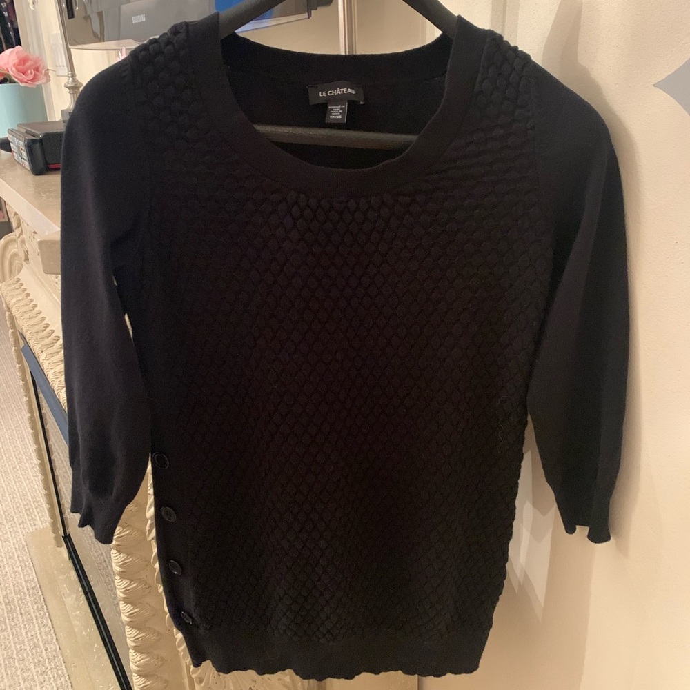 Le Chateau 3/4 Sleeve Sweater